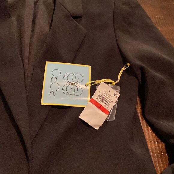 Ladies CeCe ruched sleeve professional Blazer XS NWT - Picture 4 of 7